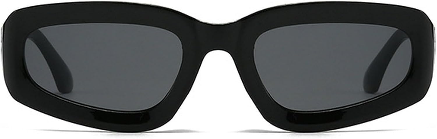 

Ретро-солнцезащитные очки «кошачий глаз» для женщин, модные квадратные солнцезащитные очки в винтажном стиле, маленькая оправа, солнцезащитные очки в стиле 90-х, защита от УФ-излучения mincl, Black