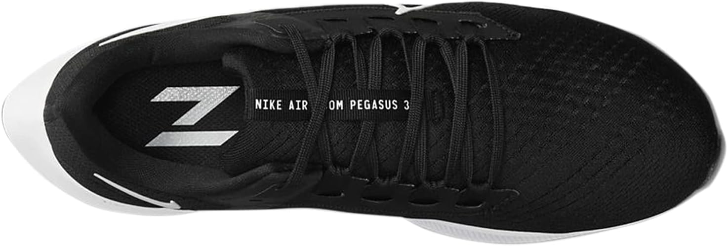 Мужские легкие кроссовки Nike Air Zoom Structure 22, белый/черный — фото 4