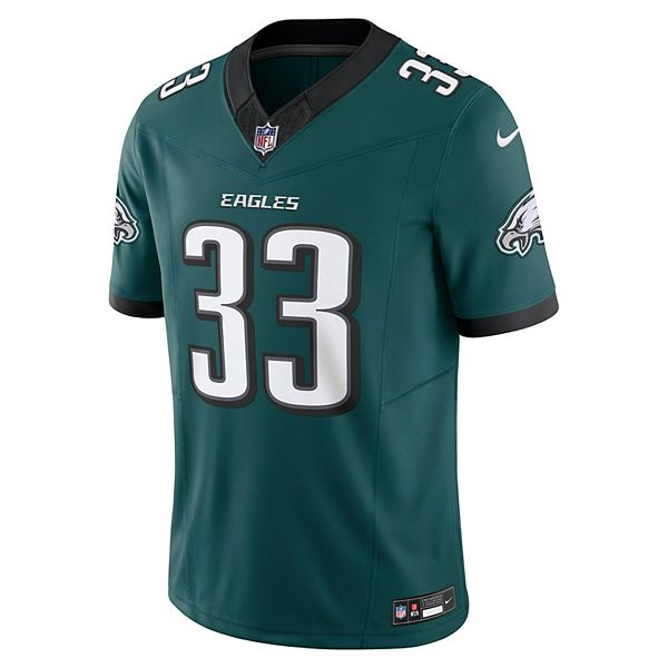 Мужская футболка Philadelphia Eagles Team Vapor FUSE Limited цвета midnight green Nike — фото 3