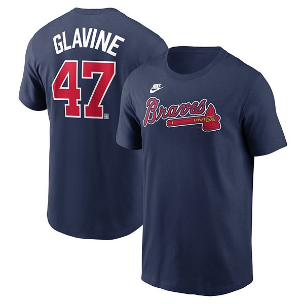 Футболка Atlanta Braves с именем и номером Tom Glavine Nike — фото 2