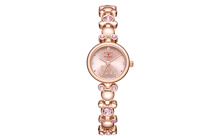 

Disney Часы Mickey Quartz Movement Alloy Strap Watch Women's Watch Pink Watch Dial