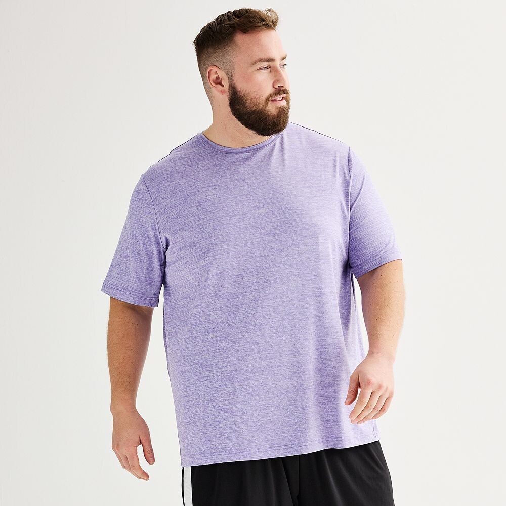 

Футболка Big & Tall Tek Gear Dry Tek, цвет Veronica Grape