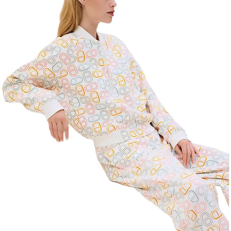 

HERMES Куртка Chaine D'Ancre женская серо-белая, Gray White