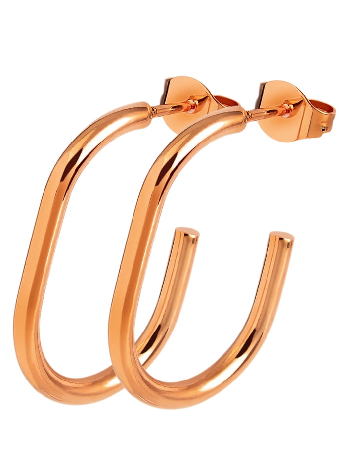 

Adeliás Женские серьги - серьги-гвоздики из нержавеющей стали в золотом исполнении