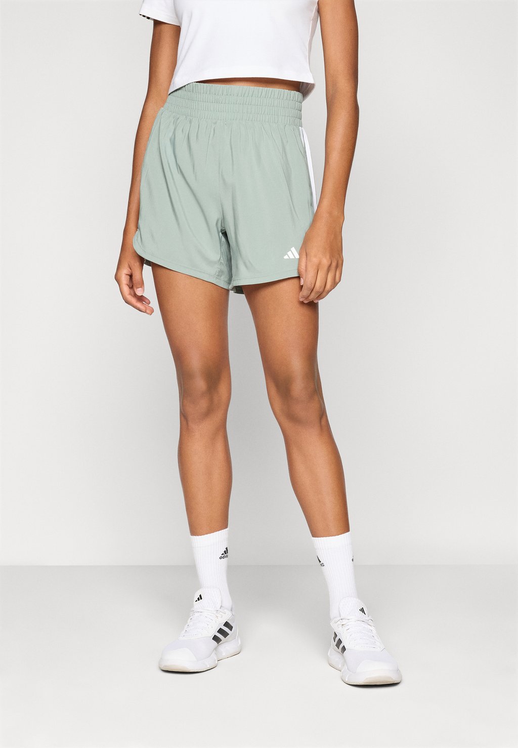 

Спортивные шорты PACER HIGH adidas Performance, зеленый