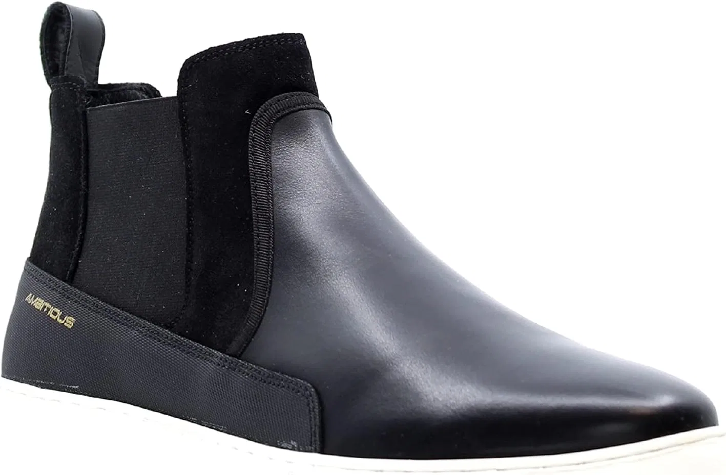 Слипоны Ambitious Scarpa Uomo 11799 в цвете Pelle Scamosciata Black U23AM08 — фото 2