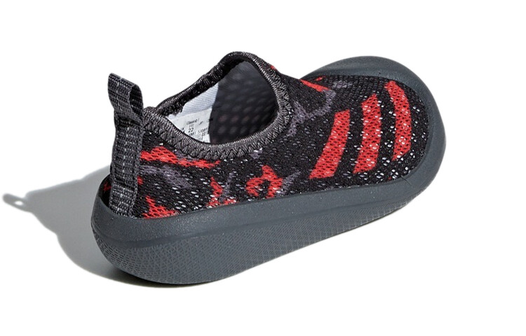 Кроссовки adidas Claumb I Toddler Shoes TD Low-top Black/Red — фото 4