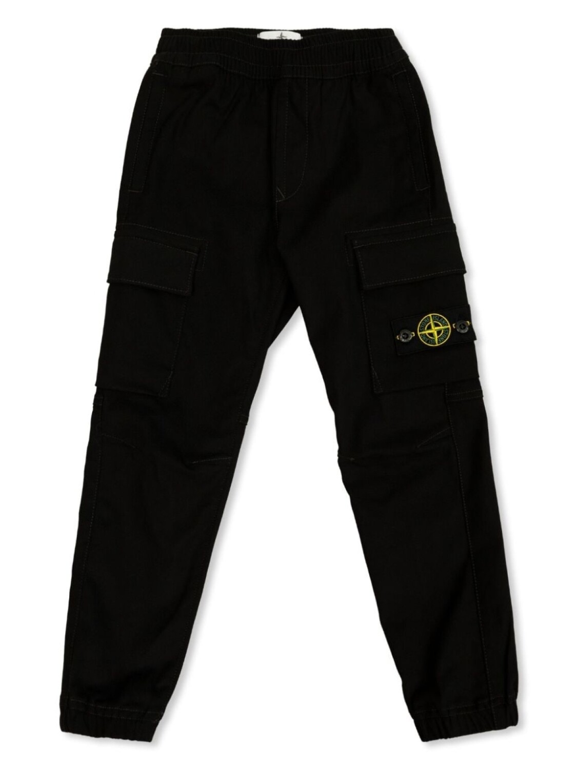 

Stone Island Junior спортивные штаны с значком компаса, черный