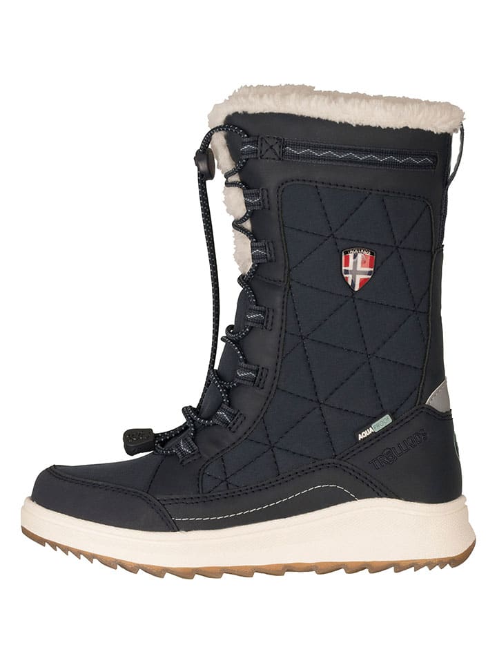 

Trollkids Зимние ботинки "Арендаль" темно-синего цвета