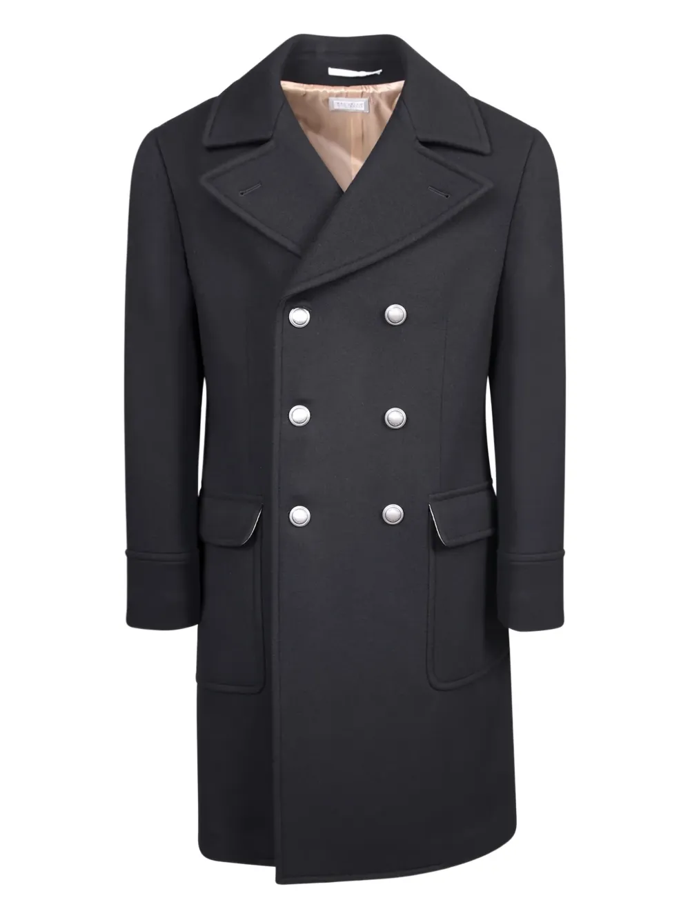 

Двубортное пальто Brunello Cucinelli, черный