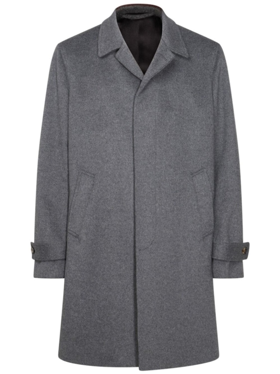

Пальто из шерсти Lardini, серый