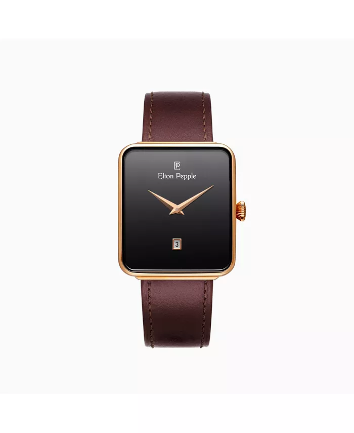 

Мужские классические Montclare - Loop, 38mm Elton Pepple, коричневый