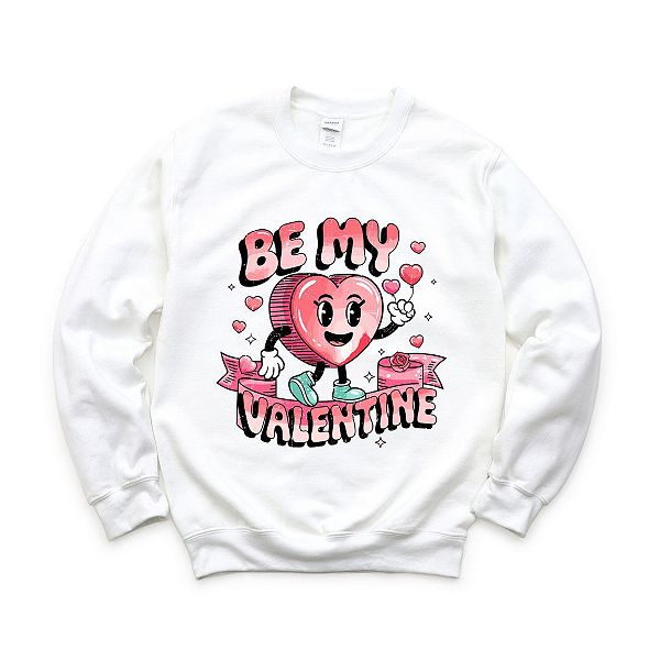 

Свитшот Be my valentine с мультяшным принтом Simply Sage Market, White, Белый, Свитшот Be my valentine с мультяшным принтом Simply Sage Market, White