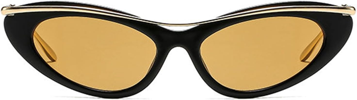 

Солнцезащитные очки Willochra Retro Small Cat Eye для женщин, в стиле 90-х, роскошные, сексуальные, для активного отдыха, с защитой от УФ-излучения UV400, для вождения, C4