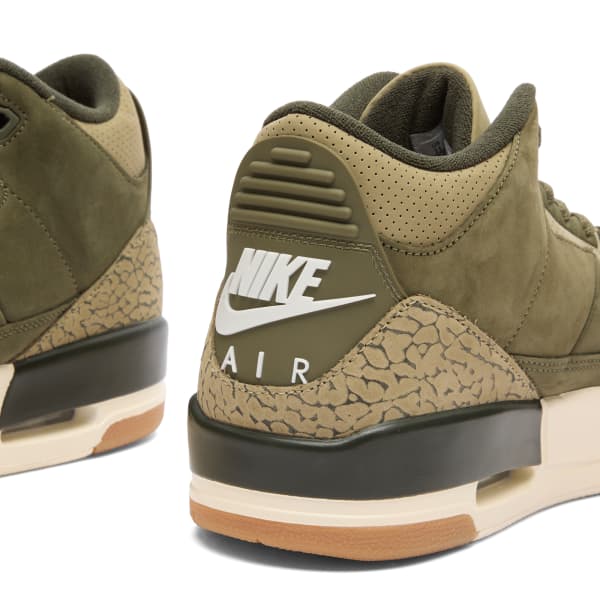 3 retro og rt кроссовки Air Jordan, оливковый, sequoia & оливковый — фото 4