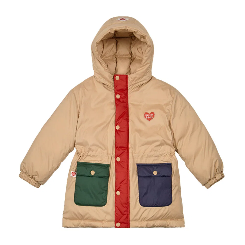 Детская парка с капюшоном Bb Heart Color Block от Belita&Boys