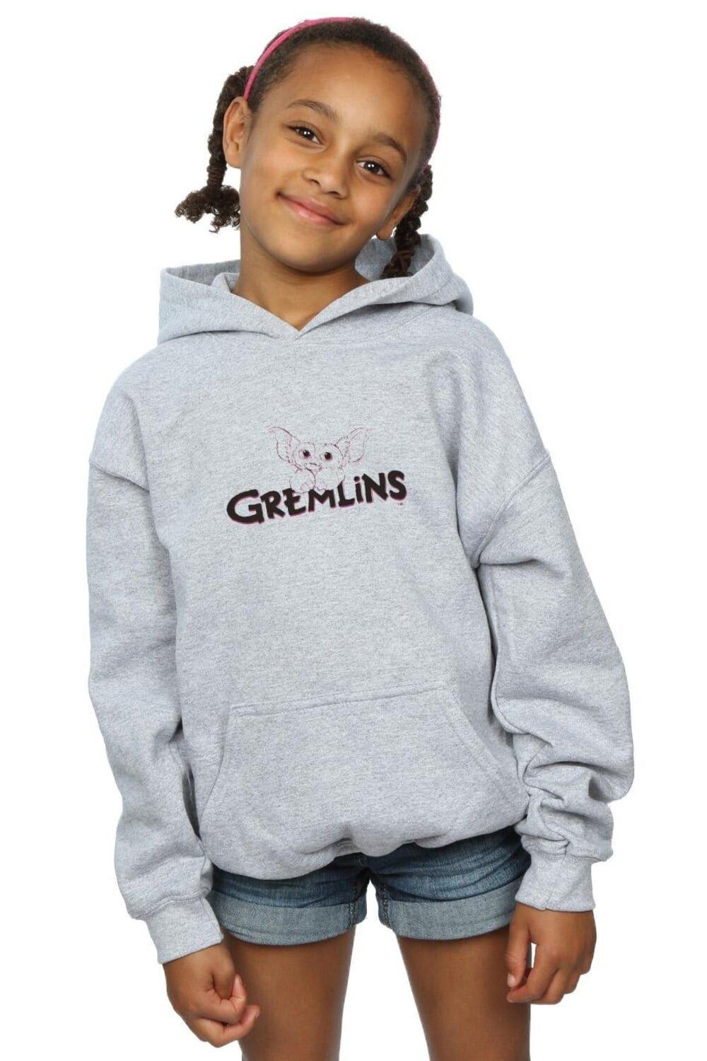

Толстовка с логотипом Gremlins, серый