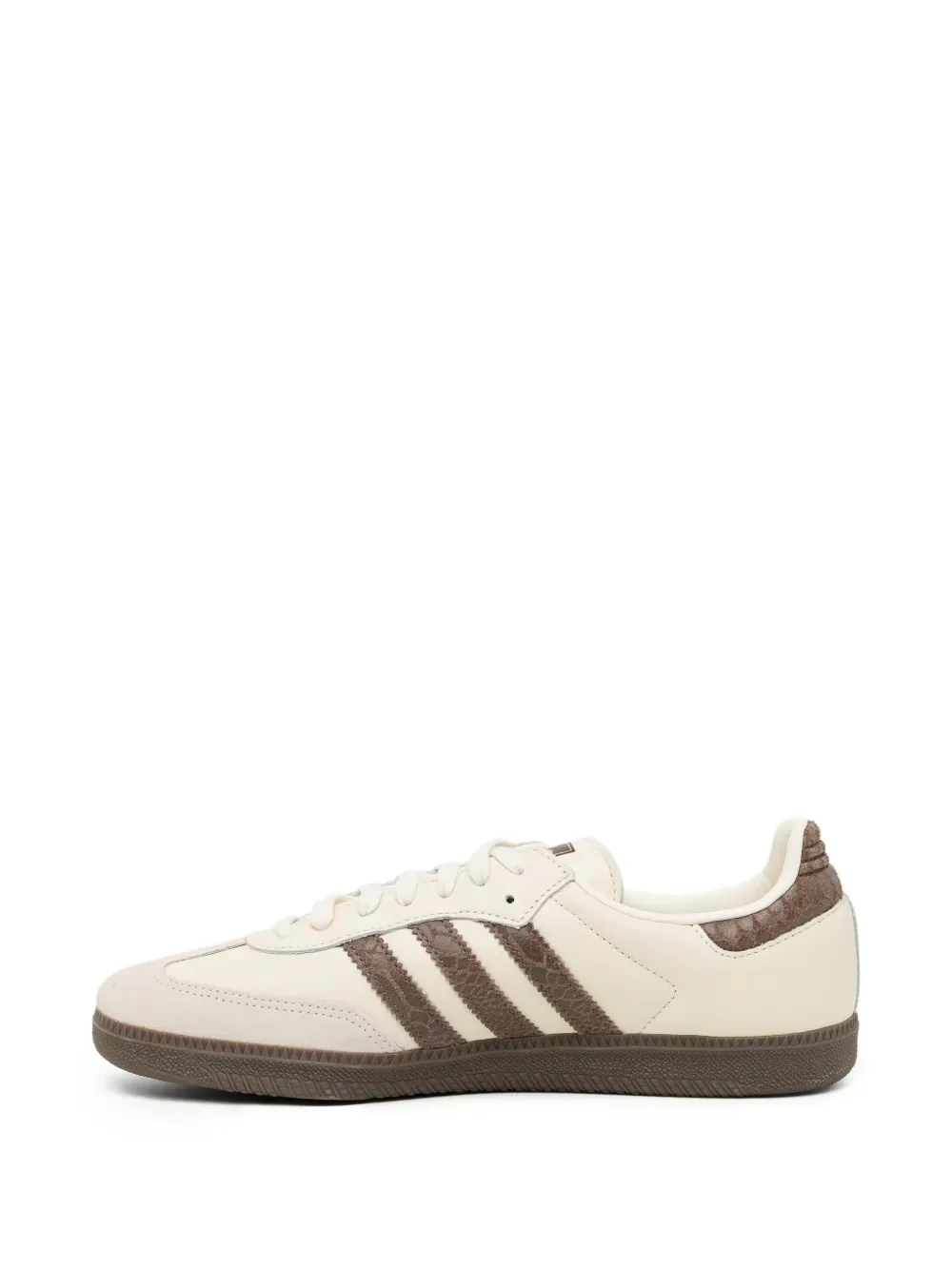 Кроссовки Samba OG на шнуровке Adidas, бежевый — фото 4