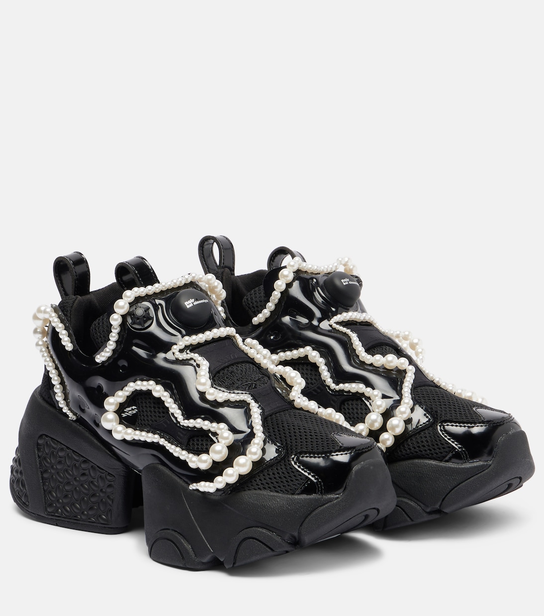 x Reebok платформенные кроссовки с декором Noir Kei Ninomiya, Col. 1 Black