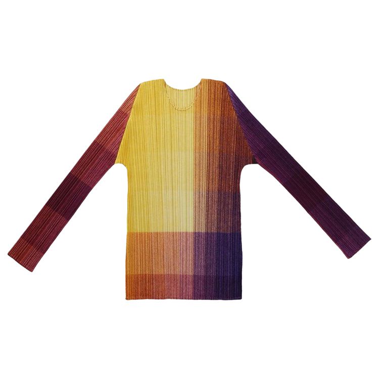 

Рубашка Pleats Please Issey Miyake Photon March Shirt 'Yellow', желтый