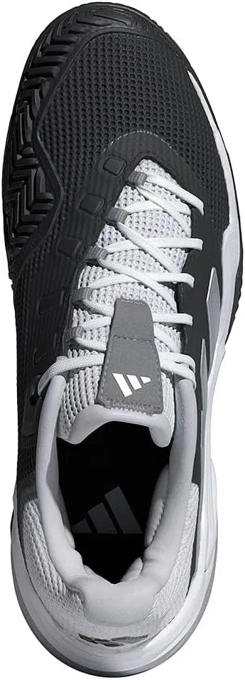 Кроссовки теннисные adidas Barricade 13, Black/White/Grey — фото 4