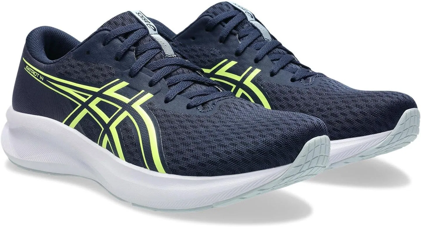 Мужские кроссовки ASICS Patriot 14, Midnight Lucid Yellow — фото 2