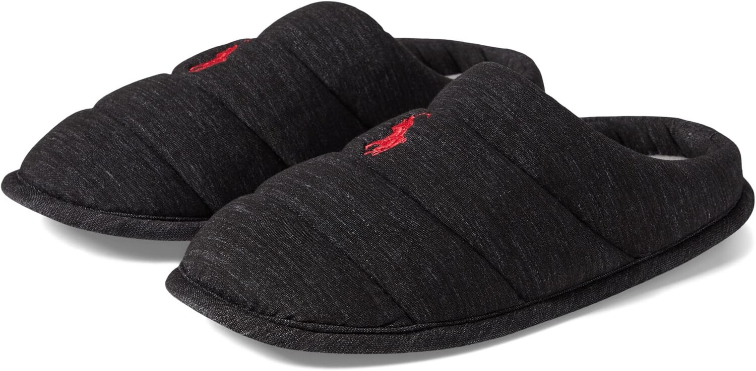 

Тапочки Emery Scuff Slipper Polo Ralph Lauren, черный