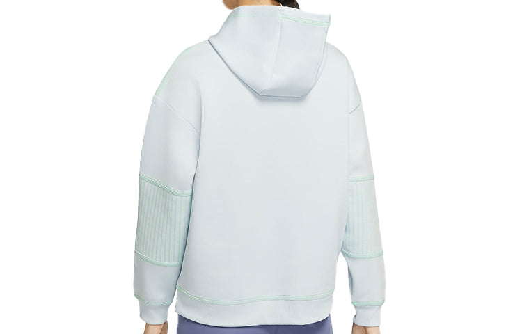 Худи (WMNS) Nike Pro Sports Training Knit Hoodie White Gold Color — фото 2