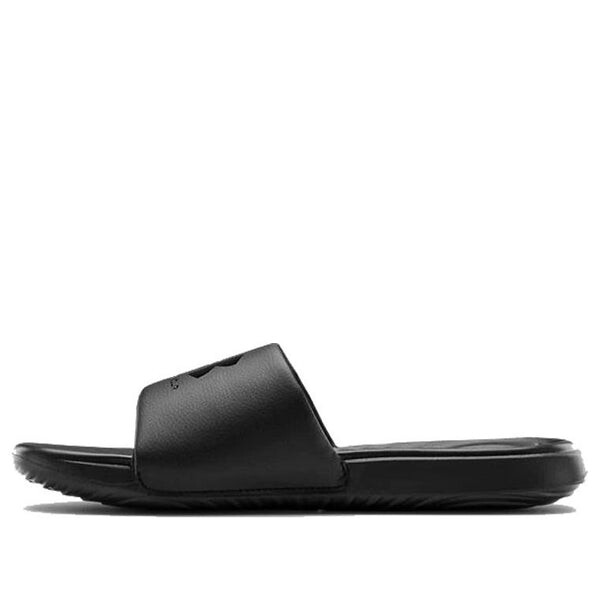 

Тапочки ansa fixed slide 'triple black' Under Armour, черный