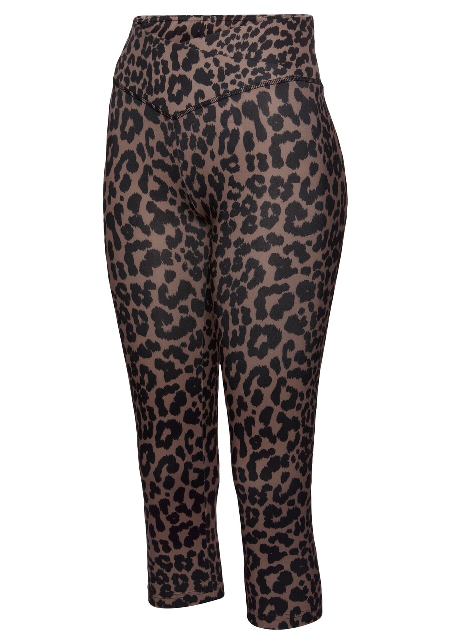 

Узкие тренировочные брюки LASCANA ACTIVE, цвет Brown/Black