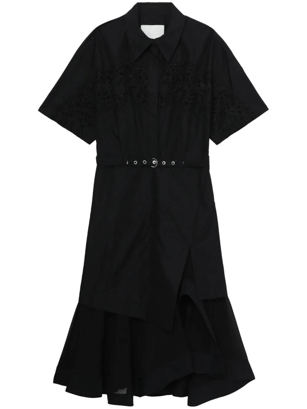 

Платье миди с поясом 3.1 Phillip Lim, черный