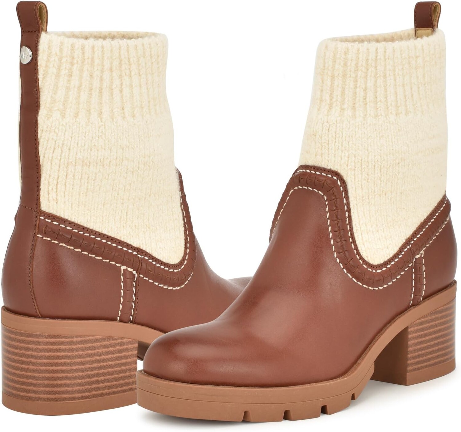 

Ботильоны Popit Nine West, цвет Dark Natural Leather Multi