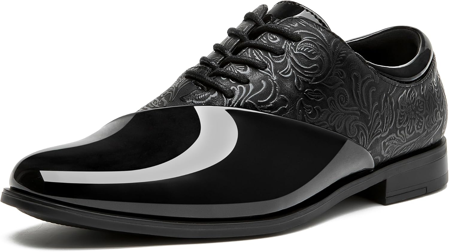

Мужские классические туфли под смокинг из лаковой кожи, оксфорды с шнуровкой, для формального костюма Clowse, черный