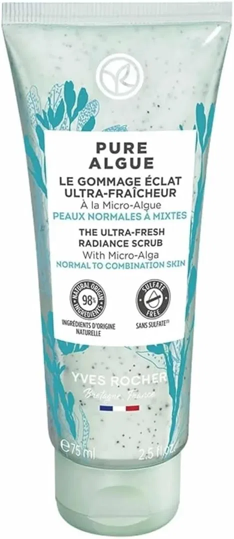 Скраб для лица очищающий Yves Rocher Pure Algue, 75 мл