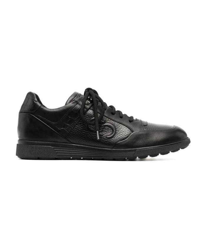 

Кожаные кроссовки Casadei, черный