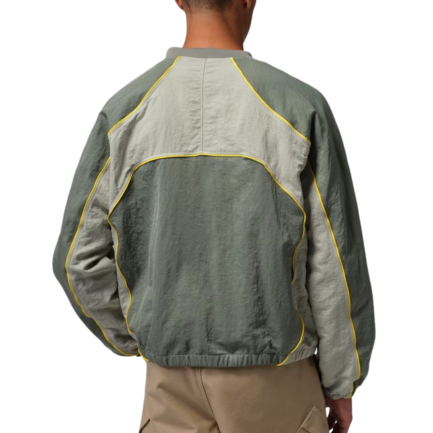 Футболка с длинными рукавами Air Jordan Flight Long-Sleeve Warm-Up Top 'Vintage Lichen Spruce Fog' — фото 2
