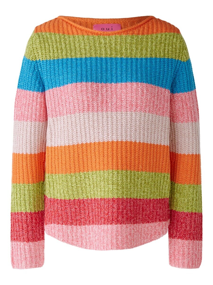

Тонкий вязаный свитер OUI Sweater, разноцветный