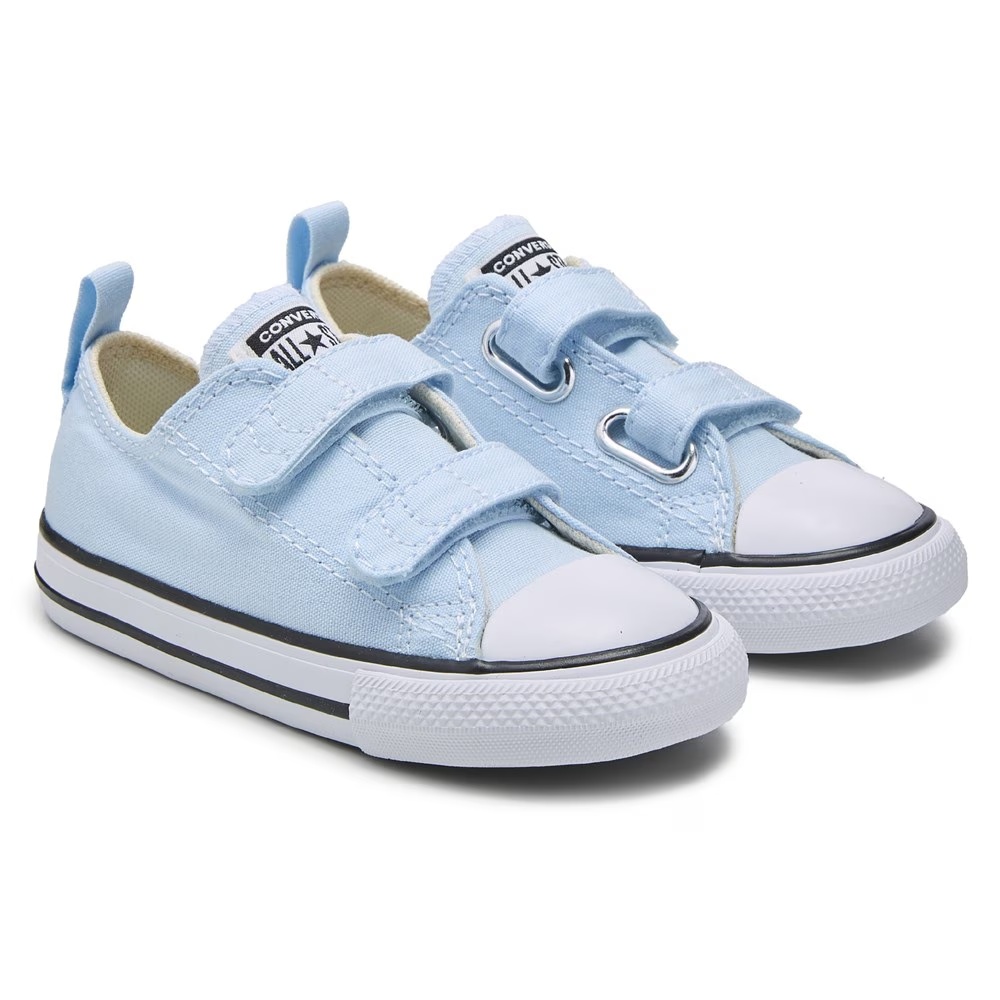 

Детские кеды Chuck Taylor All Star 2V Low Top для малышей Converse, blue/white