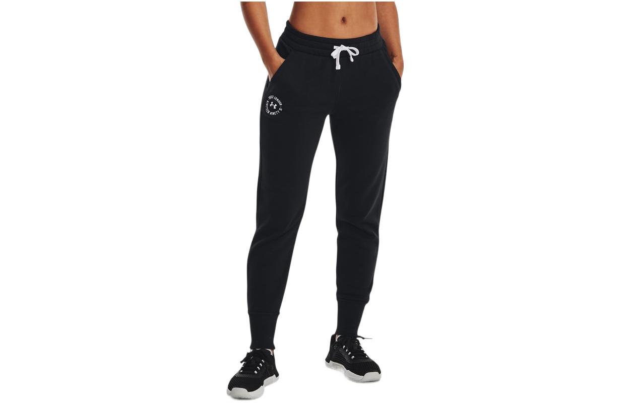 

Женские трикотажные спортивные штаны Under Armour, цвет Black