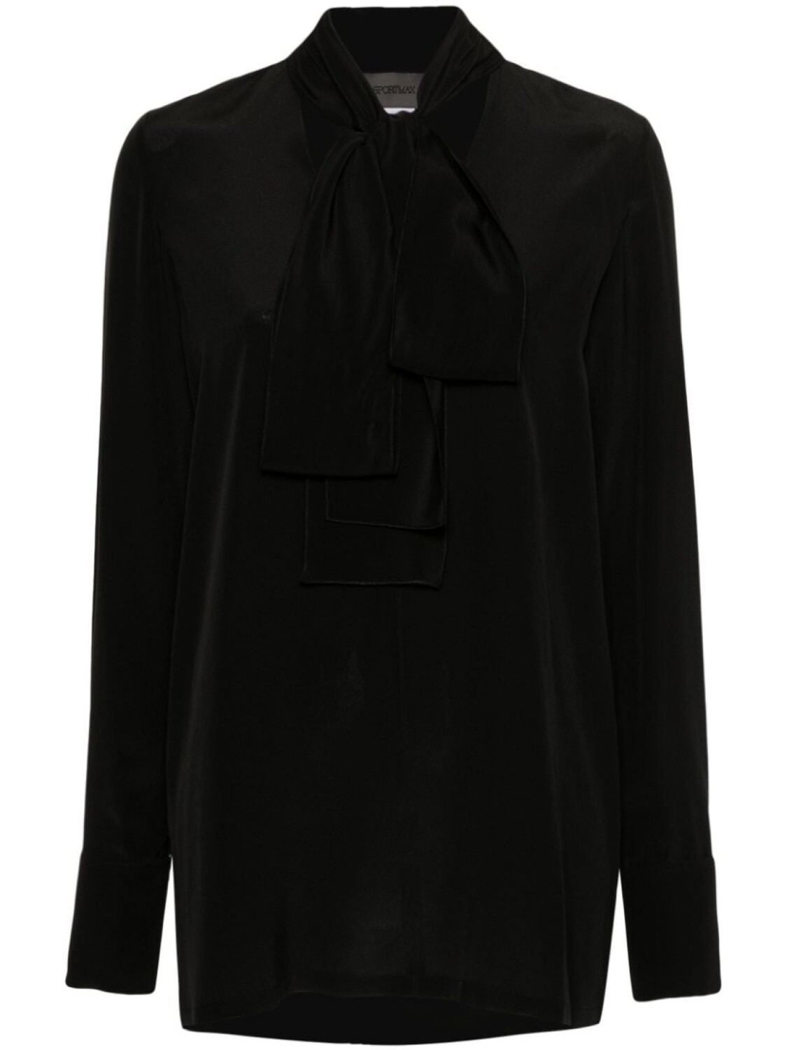 

Sportmax блузка Elleni с V-образным вырезом, черный