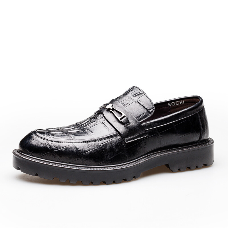 

Туфли EGCHI Men's Casual Shoes Men Mid-Top, черный