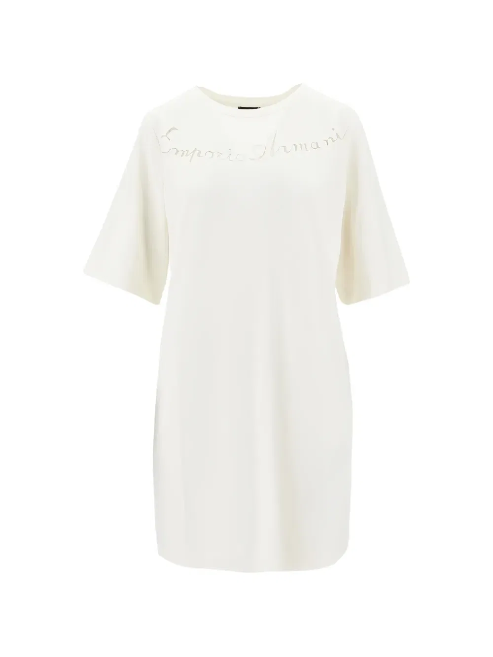 Платье с круглым вырезом Emporio Armani, нейтральный