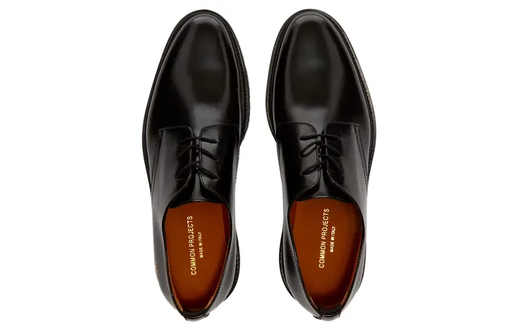 Туфли мужские кожаные COMMON PROJECTS черные — фото 4
