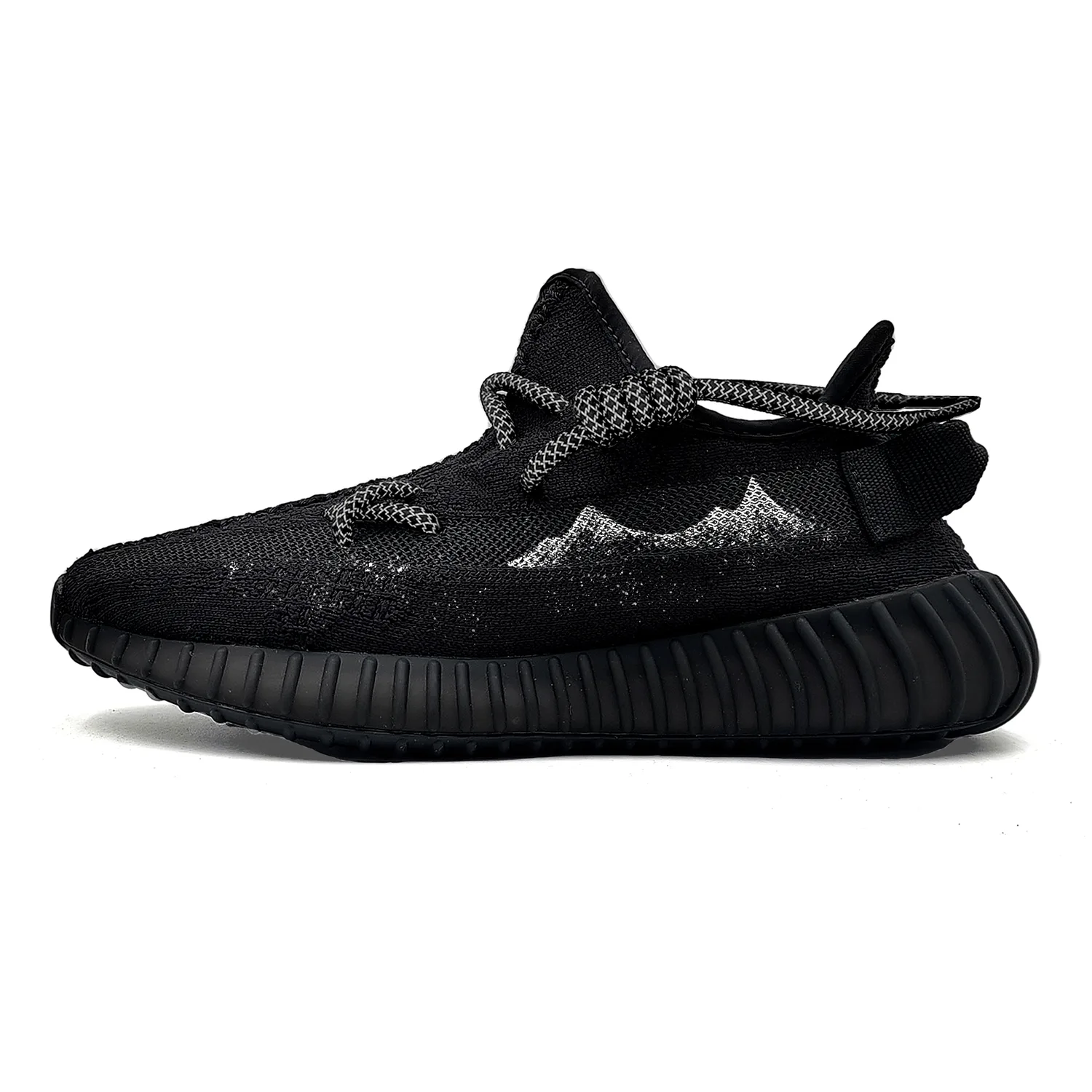 Yeezy Boost 350 V2 Baby's Breath Mist Snow Mountains Fabric Adidas Originals, черный серебро