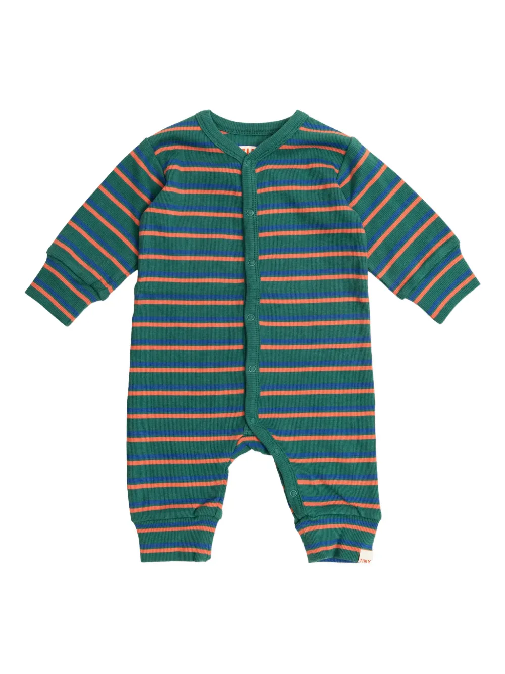 

Полосатый ромпер в рубчик Tiny Cottons, зеленый