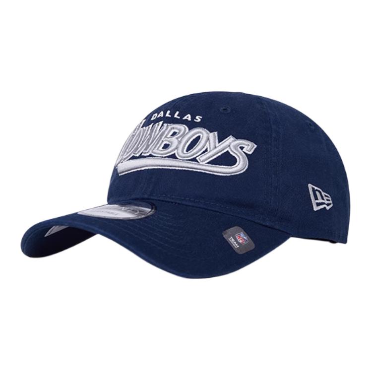 

New Era Хлопковая бейсболка унисекс темно-синяя, Navy Blue