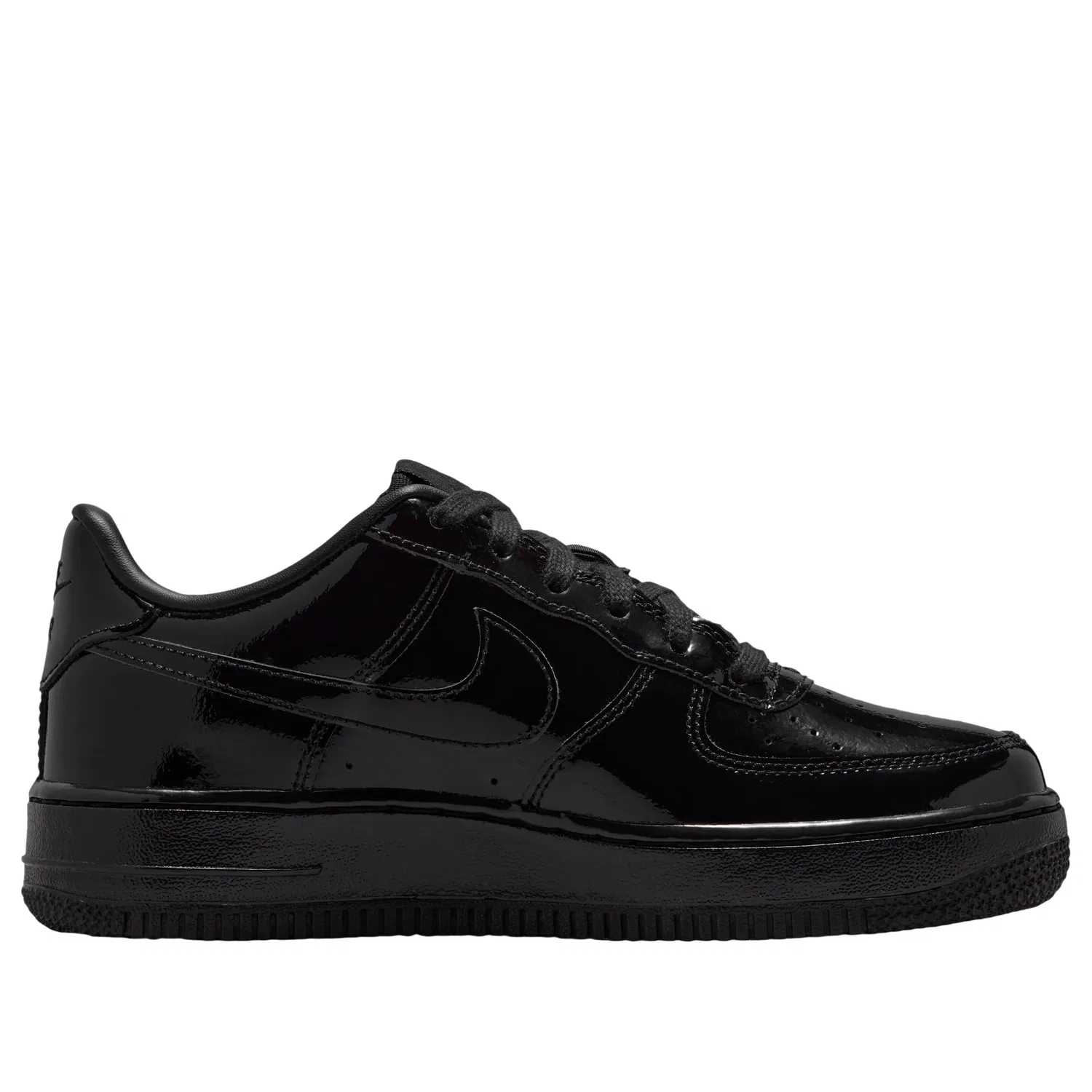 Кроссовки Nike Air Force 1 Low 'Black Patent' IV2448-010, черный — фото 2