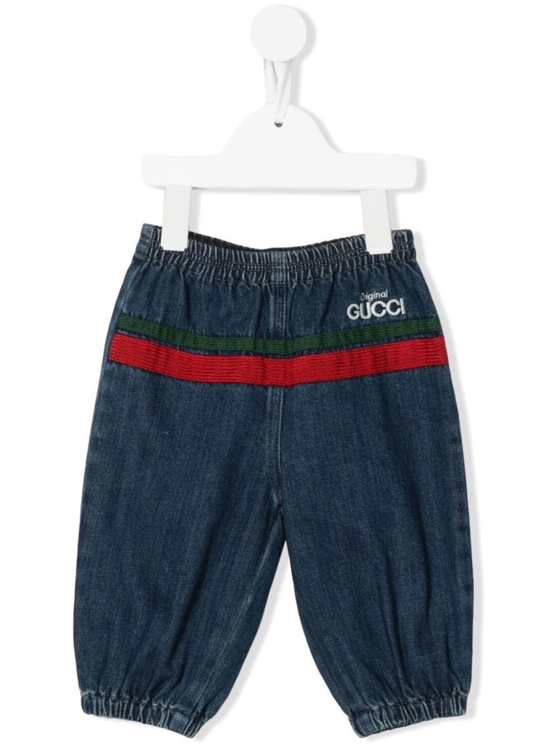 

Спортивные брюки с вышитым логотипом Gucci Kids, синий