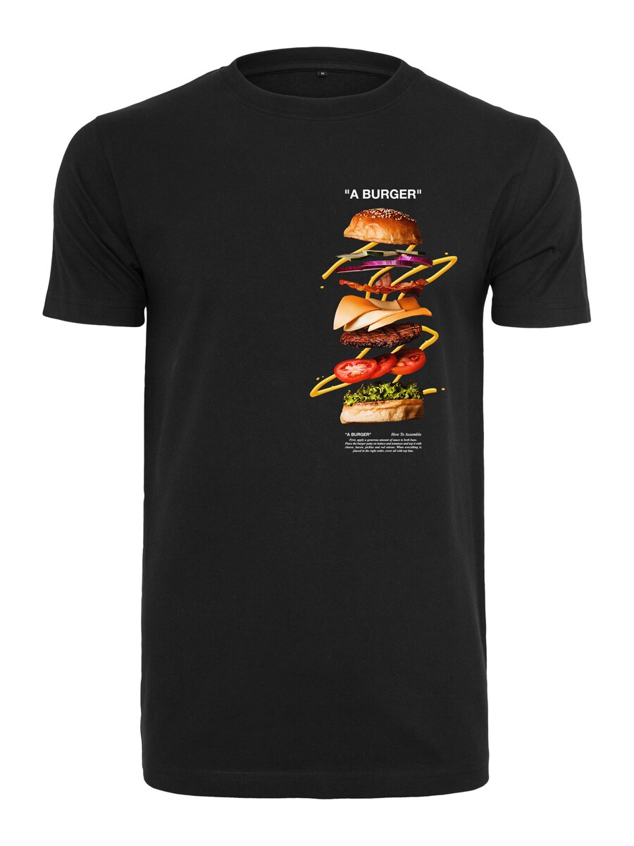 

Рубашка обычного кроя Mister Tee A Burger, черный