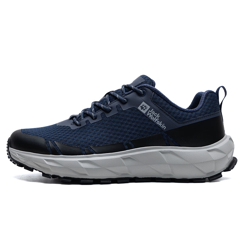 

JACK WOLFSKIN HIKE VENTURA износостойкие дышащие низкие походные ботинки мужские сине-серые